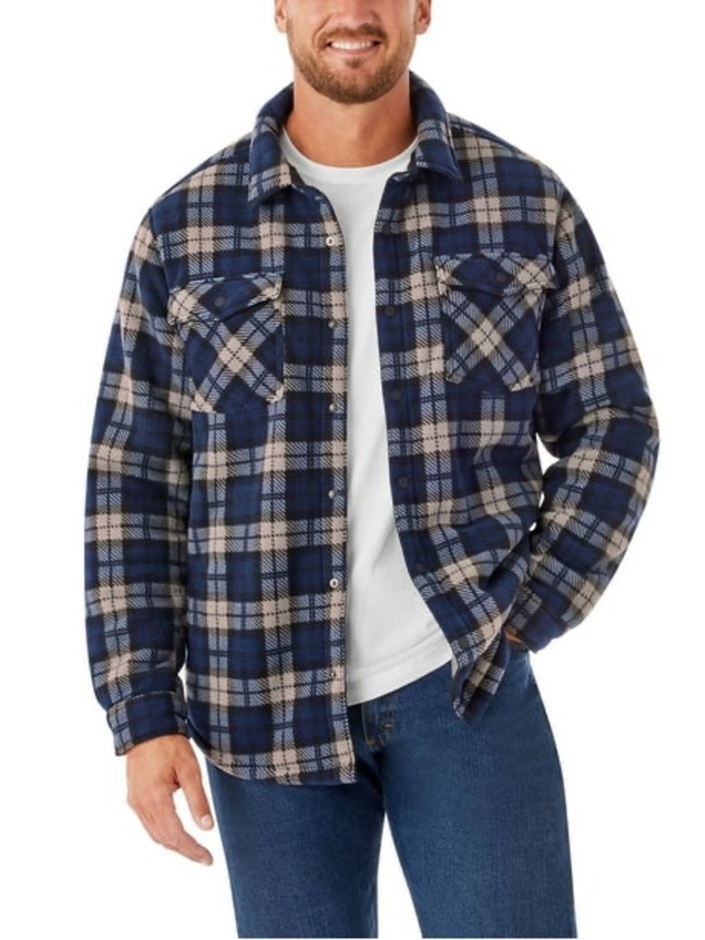 Member's Mark Men's Sherpa Lined Shacket
